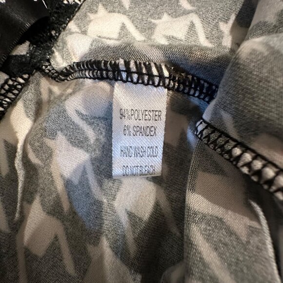 Houndstooth Print Leggings With Faux Leather Side Panels By 4everyoung - Picture 3 of 6